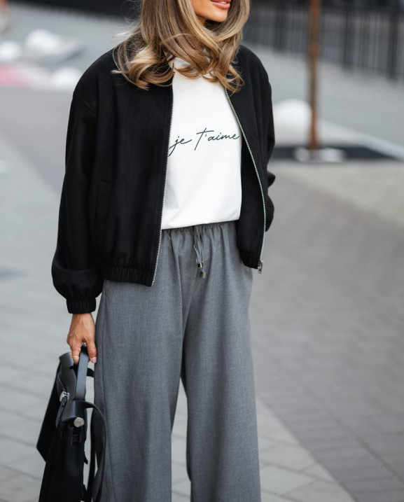 88 Бомбер з замши